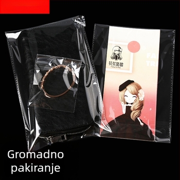 Prozirna samoljepljiva OPP vrećica za odjeću s mogućnošću tiskanja logotipa