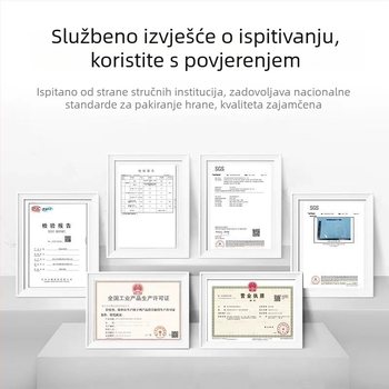 Prozirna samouzatvarajuća vrećica od čvrstog PE, velika za pakiranje hrane i skladištenje