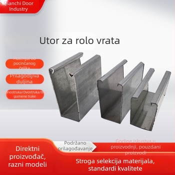 Vodične šine za rolo vrata – nehrđajući čelik i galvanizirane šine za projekte garažnih vrata