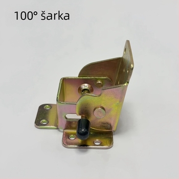 100° samozaključujući sklopni šarnir za namještaj – metalni spojni dio noge stola, elektroplatiran, debljina 2 mm, moderni minimalistički stil