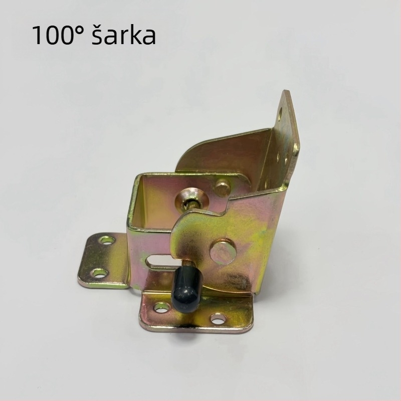 100° samozaključujući sklopni šarnir za namještaj – metalni spojni dio noge stola, elektroplatiran, debljina 2 mm, moderni minimalistički stil