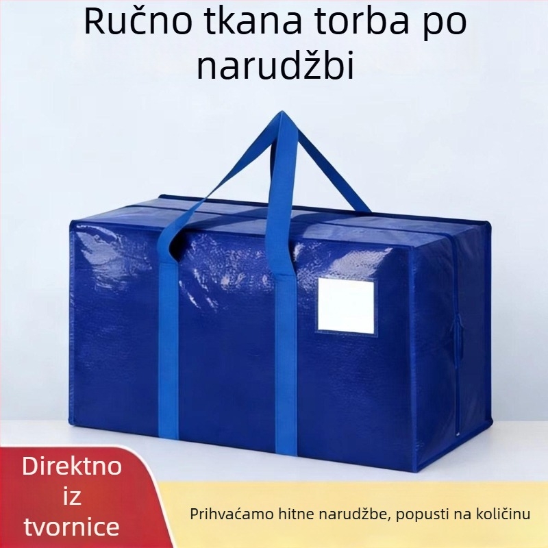 Sklopiva prozirna torba za pohranu za kućnu upotrebu – velika kapaciteta za odjeću i deke, za preseljenje