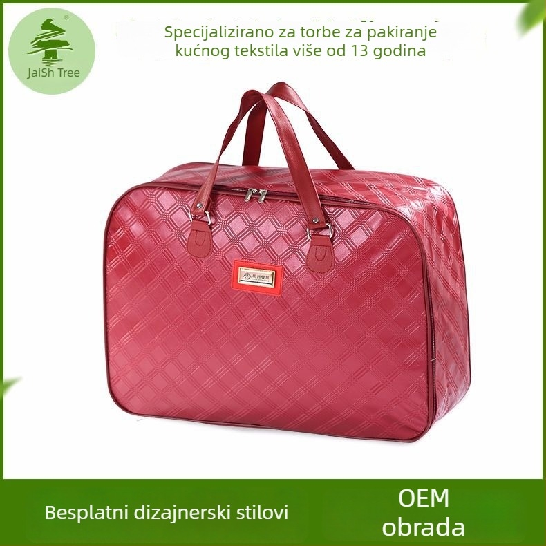 Kožna torbica za skladištenje jezgre jorgana, vodootporna, prozirna ručna torba