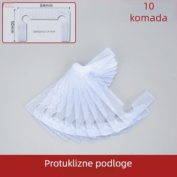 Klip za staklena vrata kupaonice sa šesterokutnim vijkom, bezokvirna tuš vrata, pribor za šarke, brtva, gumeni podmetač i dekorativni poklopac