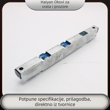 Klovni od aluminijske legure za klizna vrata i prozore s termalnim prekidom, dvostruka rolna, duga traka, širina 12,5 mm