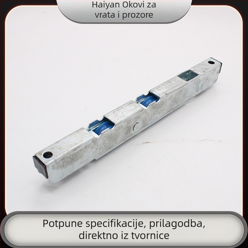 Klovni od aluminijske legure za klizna vrata i prozore s termalnim prekidom, dvostruka rolna, duga traka, širina 12,5 mm
