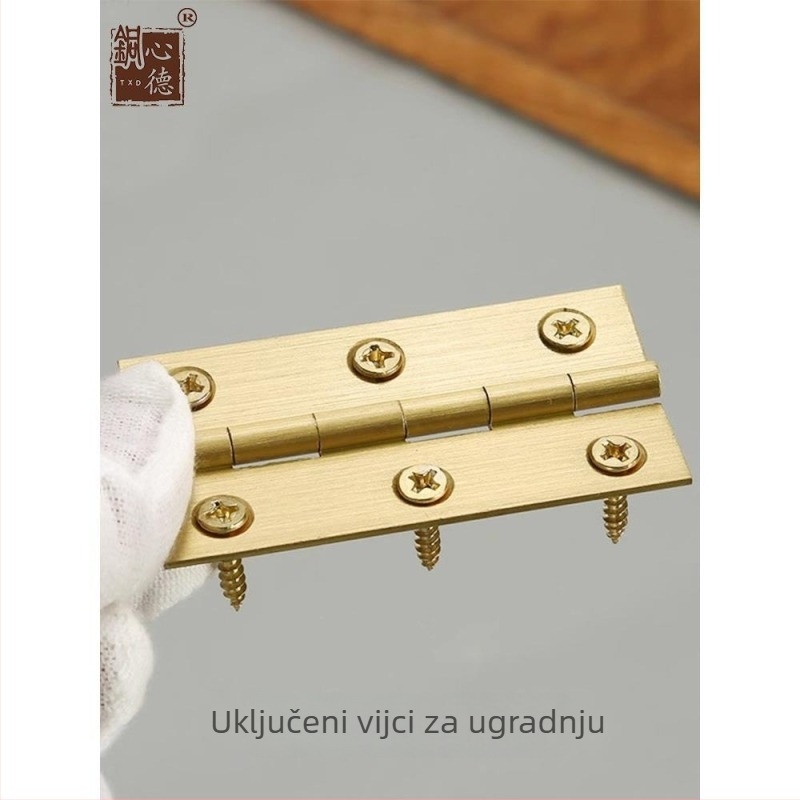 Šarke za garderobu u kineskom stilu, bakrene šarke za vrata, šarke za prozore, kupaonski hardver, šarke za ormariće