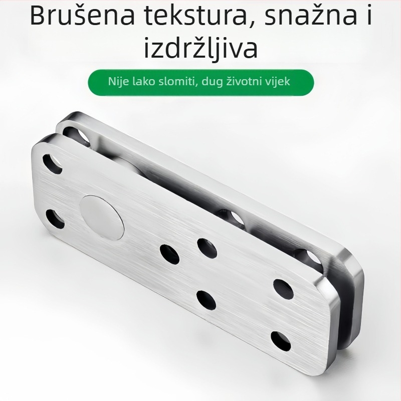 Nerđajući čelik, 360° rotirajuća šarka za teška vrata, debela šarka za pozicioniranje, skrivena osovina vrata
