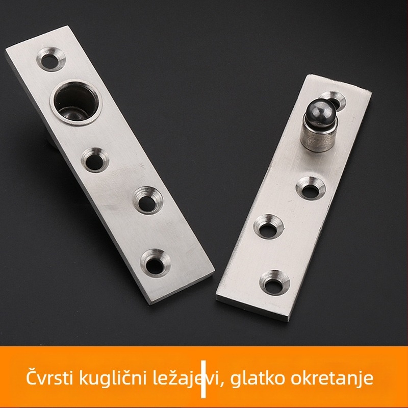 Set španera za vrata za zaštitu od požara s okretnošću osovinom, vijak za vratnu osovinu, skriveni kljunasti španer, vodoravna i okomita os okretanja vrata