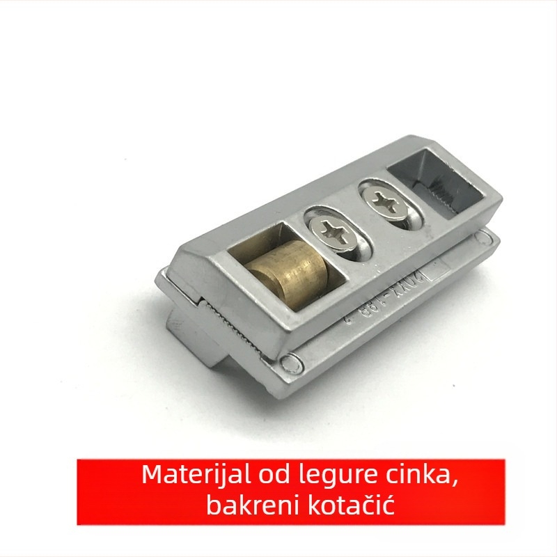 Zero Yue Bakrena klizna klupa s visećim zaptivačem za Break-Bridge aluminijske prozore, unutarnje otvaranje i unutarnji nagib, dijelovi od cinkove legure