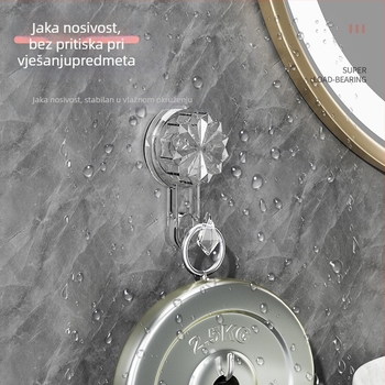 Usisna kuka – snažan zidni držač za kupaonicu i kuhinju