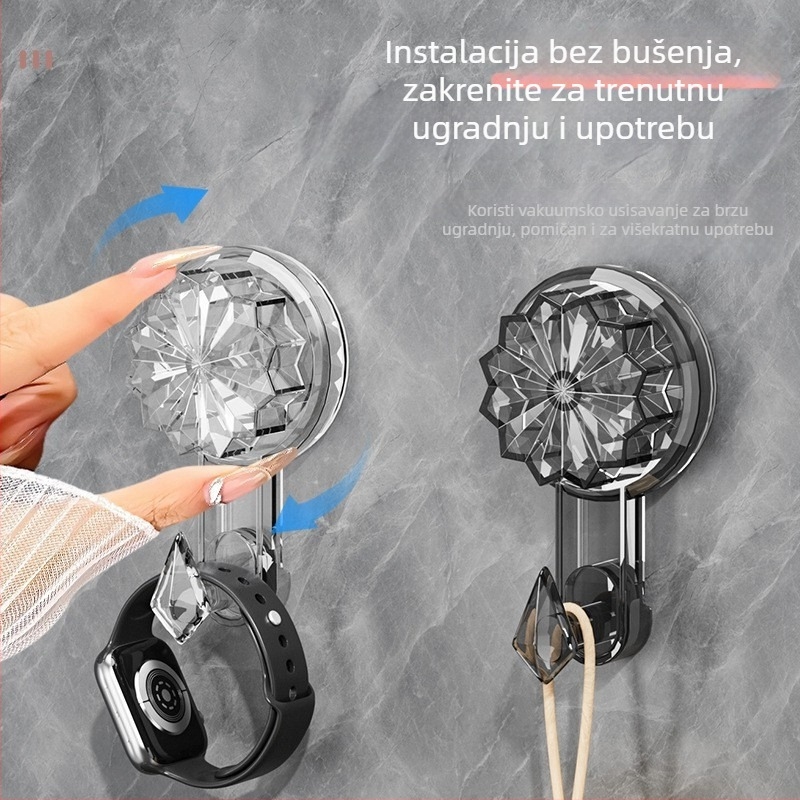 Usisna kuka – snažan zidni držač za kupaonicu i kuhinju