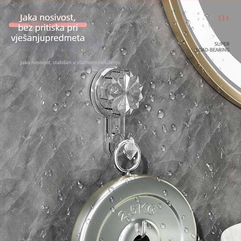 Usisna kuka – snažan zidni držač za kupaonicu i kuhinju