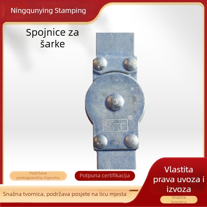 Kauč sklopni šarka, okretni spojnik, kvadratni amortizacijski pribor