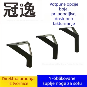 Y-oblike šuplje metalne noge za namještaj: kauč, TV komoda, ormar, stolić za kavu i noćni ormarić