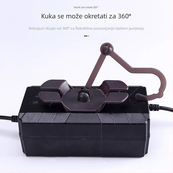 Držač za punjač električnog vozila, 360° rotirajući, protiv ispadanja, protuklizni nosač, praktičan držač