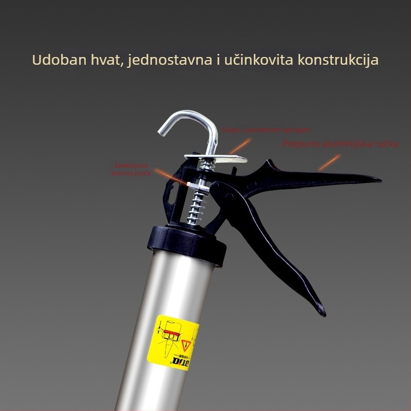 Pistolet za strukturno ljepilo, univerzalni model, Dongtai pištolj s mekanim pakiranjem, izdržljiv i jednostavan za korištenje za primjenu strukturnog ljepila