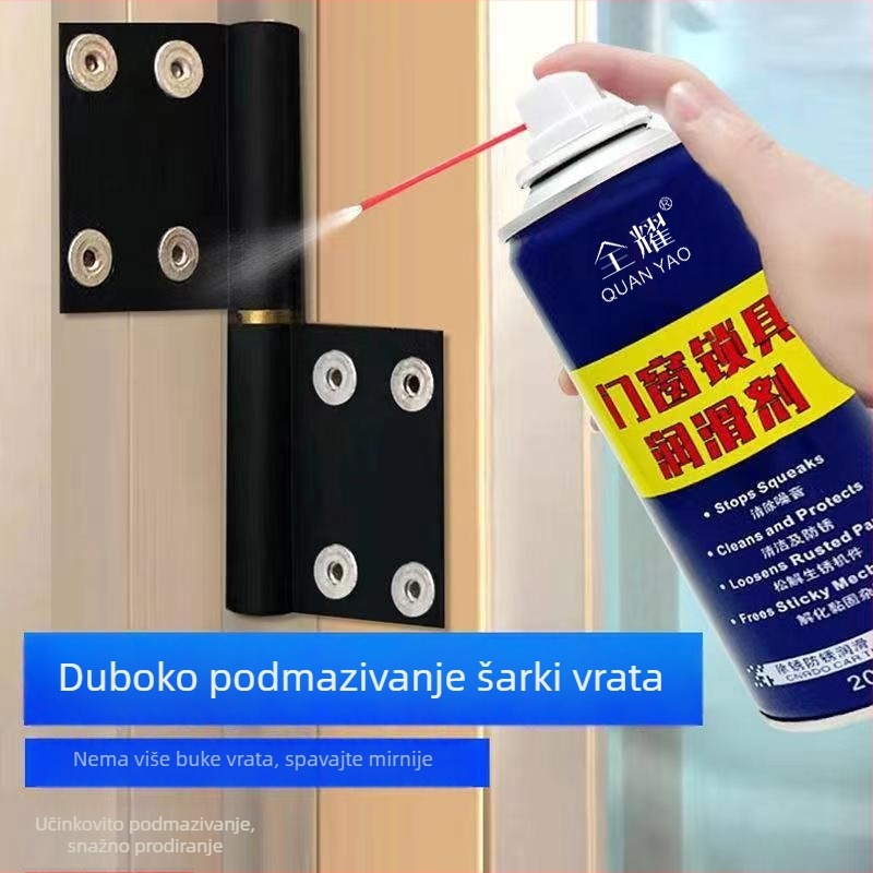 Sprej za podmazivanje kućanskih mehanizama: brave, cilindar ključa i šarke, uklanja hrđu i štiti od hrđe, 200 ml