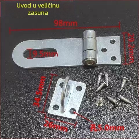 Teška galvanizirana spojka za veliku kutiju alata – Z-Latch, 3.0