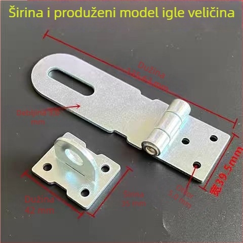 Teška galvanizirana spojka za veliku kutiju alata – Z-Latch, 3.0