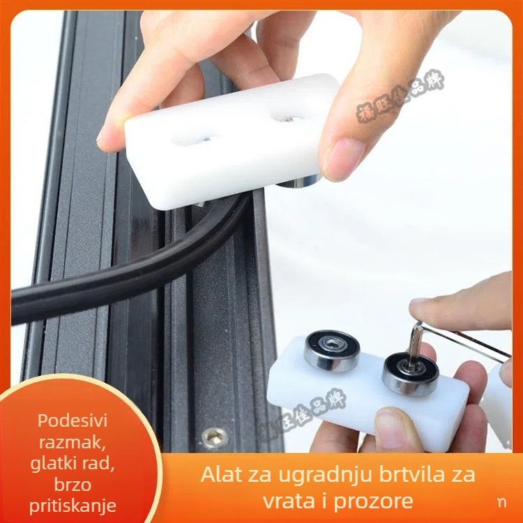 Rolni alat za ugradnju ljeplive trake za aluminijske prozore i vrata s toplinskim mostom