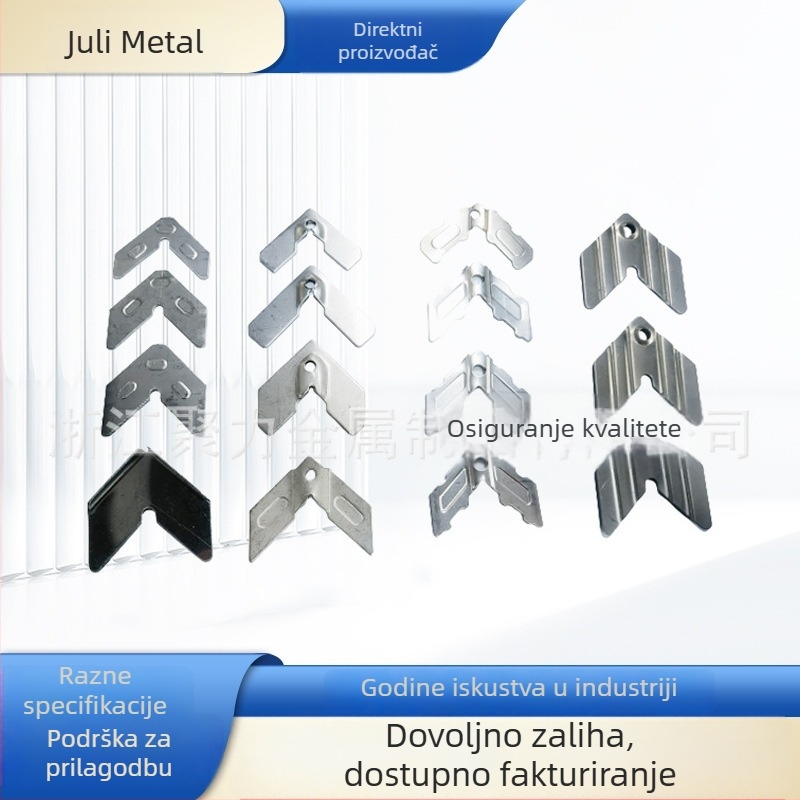 Nerđajući čelični kutni pločasti listovi za vrata i prozore, pribor za vrata i prozore, aluminijski profili s termičkim prekidom u različitim veličinama