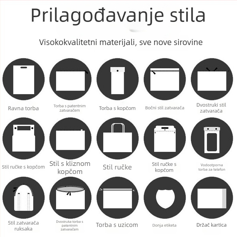 Šarena PVC torbica za kozmetiku sa zatvaračem, torbica za pohranu kozmetike s izvlačnom petljom, laserska toaletna torbica, može se tiskati