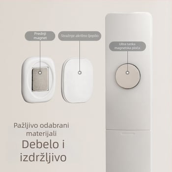 Magnetski zidni držač bez bušenja s usisnom čašom za daljinske upravljače