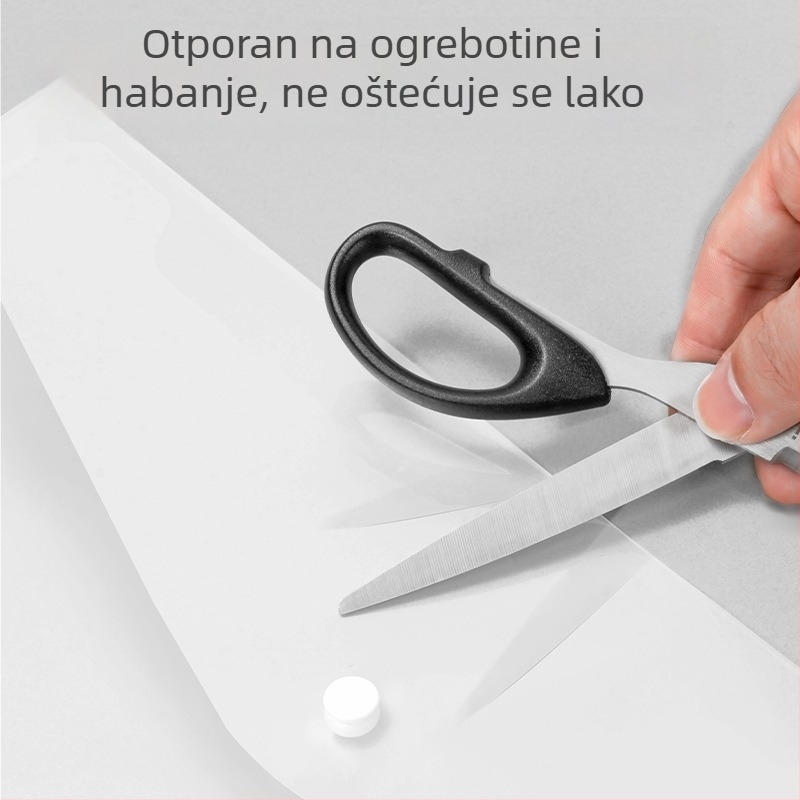 Deli PP10 A4 prozirni dokument folder sa zatvaračem, ekonomski paket od 10 komada