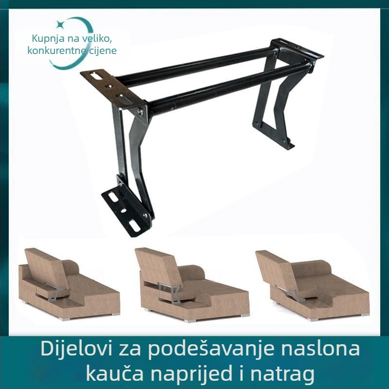 Talijanski minimalistički prilagodljivi šarnir za naslon kauča, zaštita od zaglavljivanja, pomak naprijed i natrag