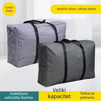 Torba za preseljenje od Oxford platna, vodootporna, velika kapaciteta, višenamjenska torba za prtljagu