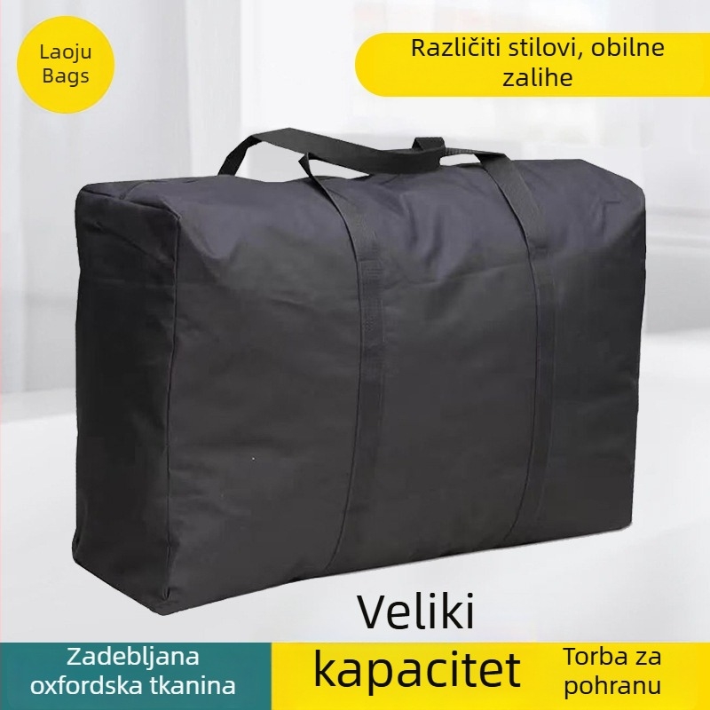 Torba za preseljenje od Oxford platna, vodootporna, velika kapaciteta, višenamjenska torba za prtljagu