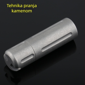 Kutija za tablete od titanske legure, zatvorena, prijenosna za vanjsku upotrebu