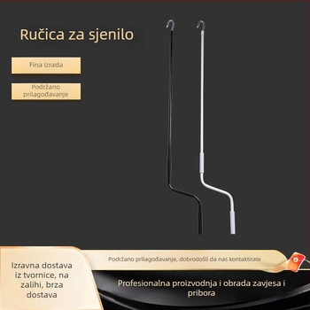 Ručna poluga za sjenilo s zakrivljenim ramenom za vanjsku uporabu