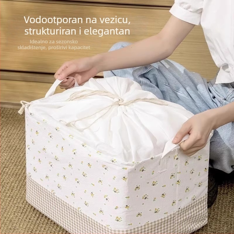 Torba za pohranu odjeće sa šnurlom, velika kapaciteta, za kućnu upotrebu, otporna na prašinu i vlagu