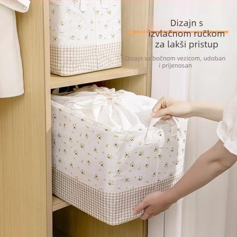 Torba za pohranu odjeće sa šnurlom, velika kapaciteta, za kućnu upotrebu, otporna na prašinu i vlagu