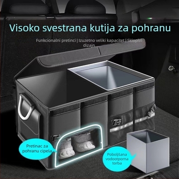 Zhenhong Organizator prtljažnika, sklopiva kutija za pohranu, vodootporna, Oxford platno, 36/72/110 L, s držakom i mogućnošću otiska logotipa