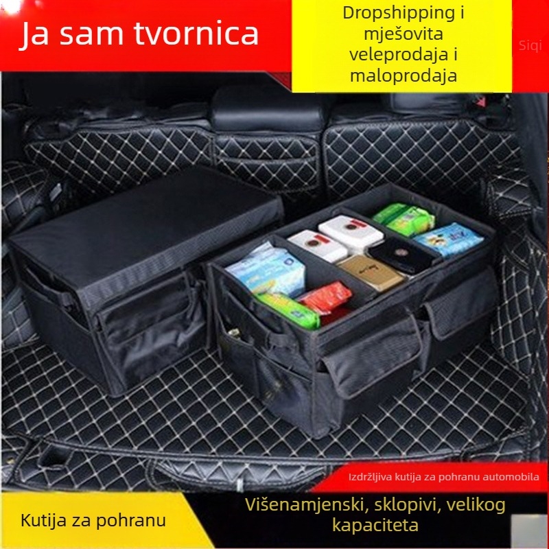 Sklopiva kutija za pohranu u prtljažniku – višenamjenski organizator za unutrašnjost automobila