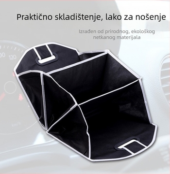 Sklopivi organizator prtljažnika automobila od debelog netkanog materijala