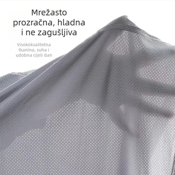 Muški tank top za ljeto, plus veličine, od ice silk mreže