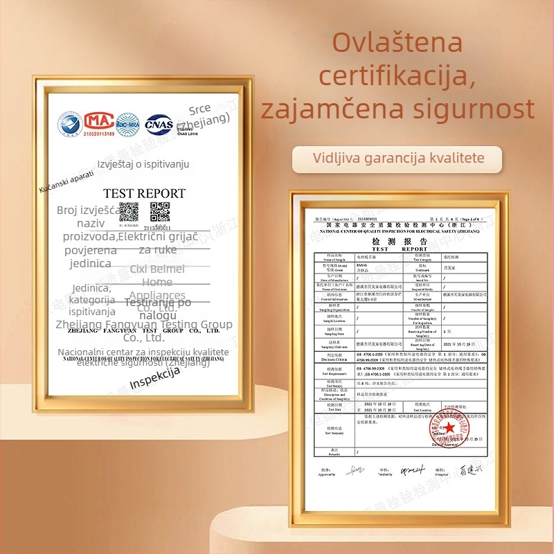 Kućna punjiva boca za vruću vodu otporna na eksplozije – električni grijač za ruke, noge i tijelo