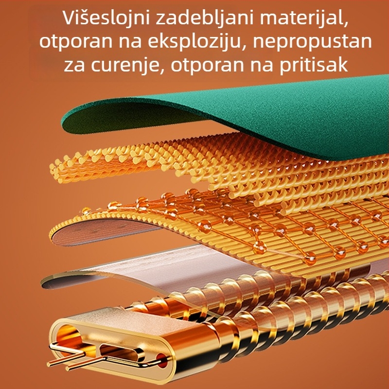 Kućna punjiva boca za vruću vodu otporna na eksplozije – električni grijač za ruke, noge i tijelo