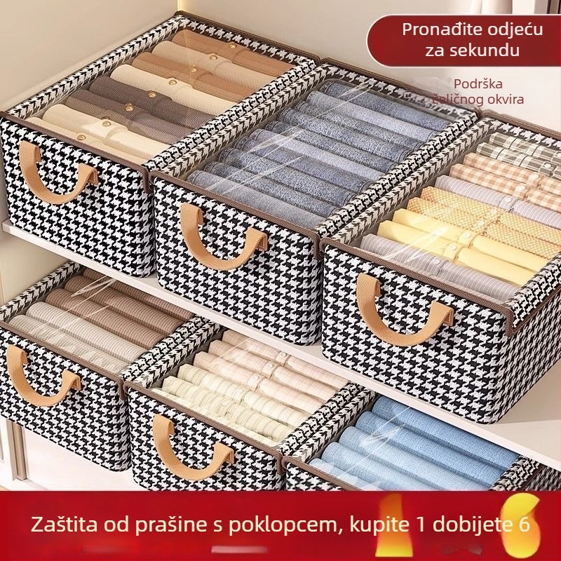 Sklopiva kutija za odlaganje odjeće s mrežastim uzorkom, višeslojna, 27 L, za studentski dom i stolni ormar