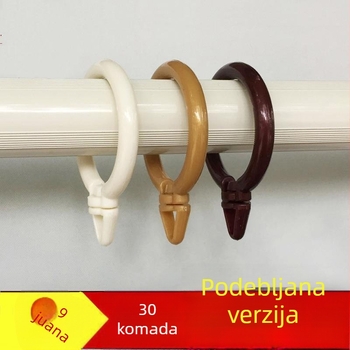 Kuke za zavjese na šinu, četverozubni kuki, vješalice, kukice za tkaninu, dodaci