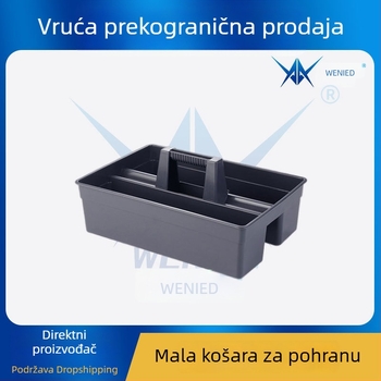 Prijenosni koš za alate za njegu automobila i kutija za alat, višefunkcionalni organizator za pohranu
