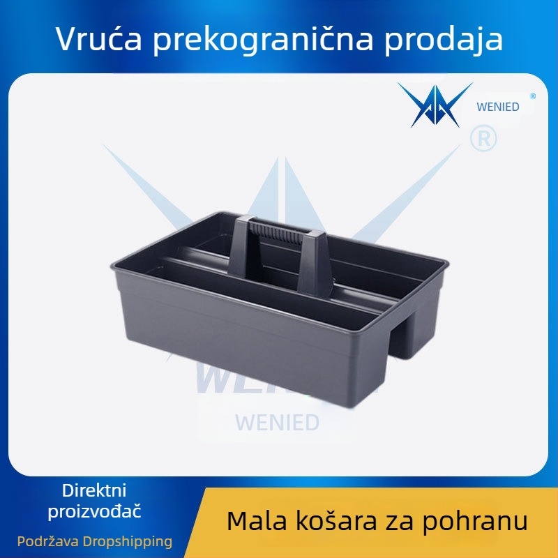 Prijenosni koš za alate za njegu automobila i kutija za alat, višefunkcionalni organizator za pohranu