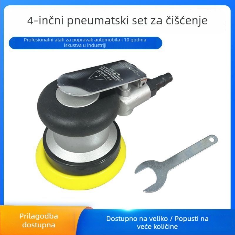 4-inčni pneumatski set za čišćenje, kutija alata od aluminijske legure, nano listovi za čišćenje