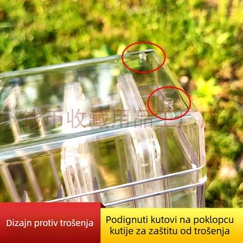 Prozirna akril kutija za novčiće, 20-dijelni set za zbirku i prikaz