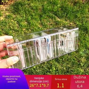 Prozirna akril kutija za novčiće, 20-dijelni set za zbirku i prikaz