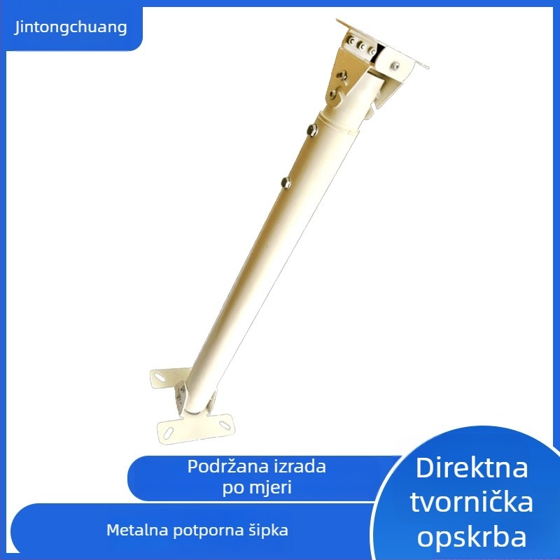 Nerđajući čelični sklopivi nosač s oprugom, trokutasti pomični okvir potpore, hardverski dodaci